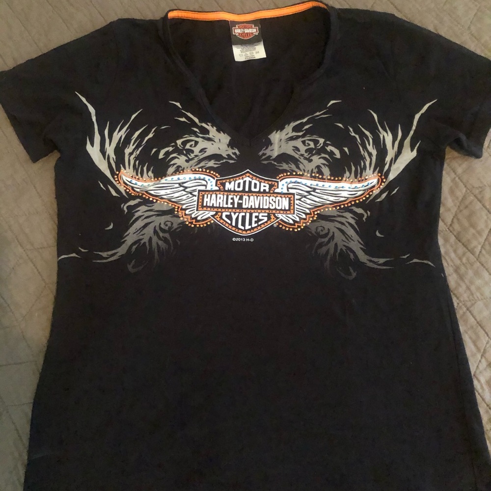 Harley-Davidson V-neck T-shirt